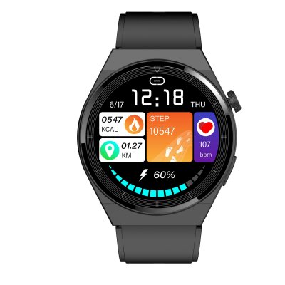 T88 1.32 inch 360*360px HD Screen bluetooth Calling Heart Rate Blood Pressure SpO2 Monitor Sport Fitness IP67 Waterproof Smart Watch COD