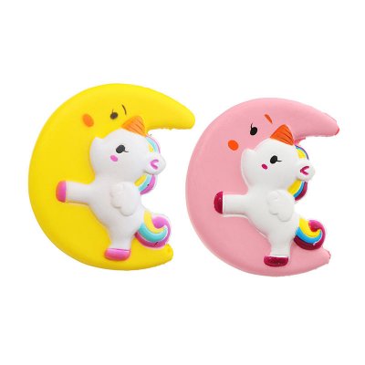 Cartoon Unicorn Moon Pegasus Squishy 11cm Slow Rising Collection Gift Toy COD