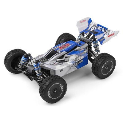 Wltoys 144011 Brushed New Upgraded 550 Motor RTR 1/14 2.4G 4WD 65km/h RC Car Vehicles Metal Chassis High Speed Racing Models Toys 144001 Upgraded Version