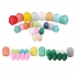 10/22 Pcs Wooden Colorful Building Blocks Stone Stacking Game Early Educational Toy for Kids Gift COD