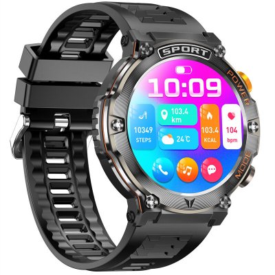 X11Pro 1.43 inch AMOLED HD Screen bluetooth Call Heart Rate Blood Pressure SpO2 Monitor Sleep Monitoring Multi-sport Modes Music Playback IP68 Waterproof Smart Watch